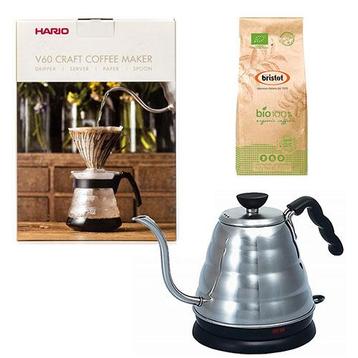 Hario V60 Craft Coffee Maker + Hario V60 Buono Elektrisch...