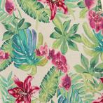 BA161 - Gobelinweefsel tropisch met monstera-bladeren en