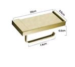 Badkamer Papierrolhouder Messing – Gouden Tissue Box Rack, Verzenden, Nieuw