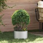 vidaXL Tuinplantbakken 5 pcs Zilver 30 x 30 x 20 cm, Tuin en Terras, Minder dan 30 cm, Verzenden, Minder dan 60 cm, Nieuw