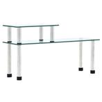 vidaXL Keukenschap 45x16x26 cm gehard glas transparent, Huis en Inrichting, Verzenden, Nieuw