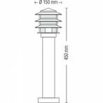 LED Tuinverlichting - Staande Buitenlamp - Kayo 3 - E27, Staande lamp, Nieuw, Ophalen of Verzenden, Rvs
