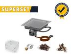 Gofire SUPERSET inbouwbrander vierkant 40 x 40 cm | Flexibel, Verzenden, Nieuw