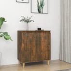 vidaXL Dressoir 60x35x70 cm bewerkt hout gerookt, Huis en Inrichting, Kasten | Dressoirs, Verzenden, Nieuw