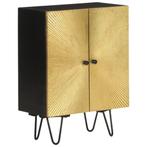 vidaXL Dressoir 55x30x75 cm massief mangohout, Verzenden, Nieuw, 50 tot 100 cm, 25 tot 50 cm