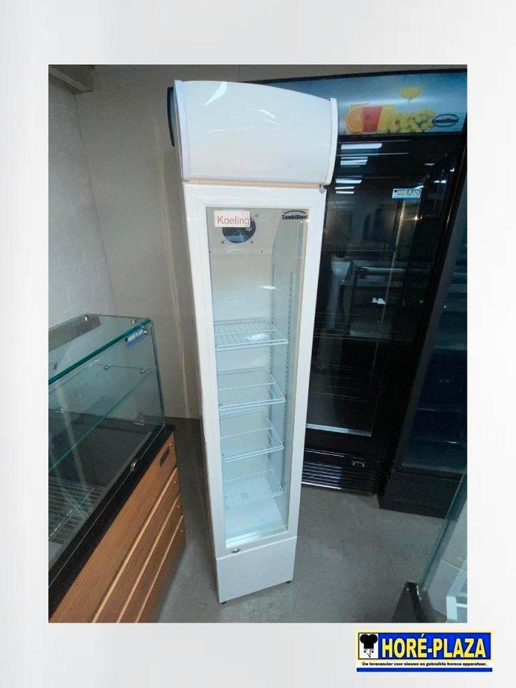 Smalle Combisteel glasdeur koelkast – 105L, Zakelijke goederen, Horeca | Keukenapparatuur, Gebruikt