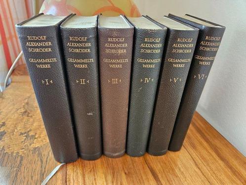 Rudolf Alexander Schröder - Gesammelte Werke mit, Antiek en Kunst, Antiek | Boeken en Bijbels