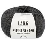 Lang Yarns Merino 150 - 270 donkergrijs mix - Merinowol Ga, Hobby en Vrije tijd, Breien en Haken, Ophalen of Verzenden, Nieuw