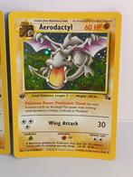 Pokémon - 2 Card - Aerodactyl First edition - WOTC - Fossil, Hobby en Vrije tijd, Verzamelkaartspellen | Pokémon, Nieuw