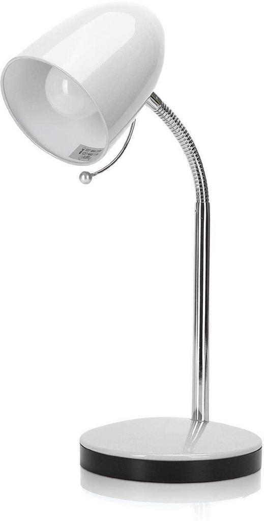 Tafellamp - Bureaulamp - Tafellamp slaapkamer - Wit - Aigost, Huis en Inrichting, Lampen | Tafellampen, Zo goed als nieuw, Verzenden