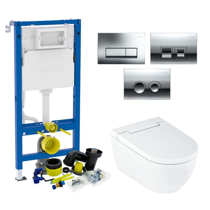 Geberit up100 Toiletset Geberit AquaClean Alba | Douche WC |, Doe-het-zelf en Verbouw, Sanitair, Overige typen, Nieuw, Ophalen of Verzenden