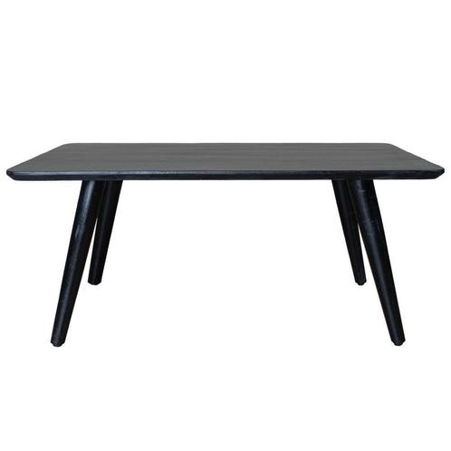 Salontafel James Zwart 110 x 60 cm, Huis en Inrichting, Tafels | Salontafels, Nieuw, Verzenden