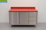 HCB RVS Polyethylene PE Werkkast Kast Snijtafel 2 klapdeuren, Zakelijke goederen, Horeca | Keukenapparatuur, Ophalen of Verzenden