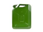 Stalen Jerrycan 20 Liter - Vloeistoftank - Benzinekan - Vloe, Auto diversen, Overige Auto diversen, Ophalen of Verzenden