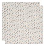 Jollein Roarsome 115 x 115 cm Hydrofiel Multidoek 2 Stuks, Kinderen en Baby's, Badjes en Verzorging, Verzenden, Nieuw