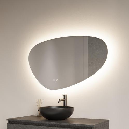 Spiegel Gliss Design Trendy Oval LED Verlichting (Alle, Doe-het-zelf en Verbouw, Sanitair, Ophalen of Verzenden