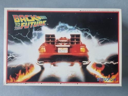 Aoshima 019627 Back to the Future Delorean I 1:24, Hobby en Vrije tijd, Modelbouw | Auto's en Voertuigen, Verzenden