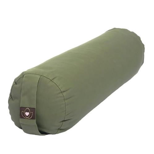 Bolster eco olijfgroen rond - Lotus, Sport en Fitness, Overige Sport en Fitness, Nieuw, Verzenden