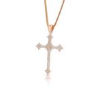 Ketting met hanger - 14 karaat Roségoud - 1.90ct. tw.