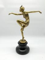 sculptuur, Dancer after chiparus - 38 cm - Brons, Marmer, Antiek en Kunst, Kunst | Designobjecten