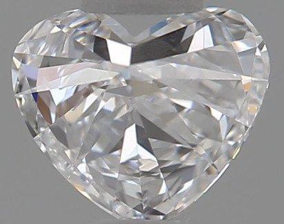 1 pcs Diamant (Natuurlijk) - 0.30 ct - Hart - D (kleurloos), Sieraden, Tassen en Uiterlijk, Edelstenen