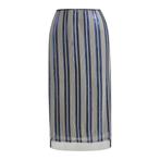 Milano Italy • pailletten rok • S, Kleding | Dames, Rokken, Maat 36 (S), Verzenden, Blauw, Milano Italy