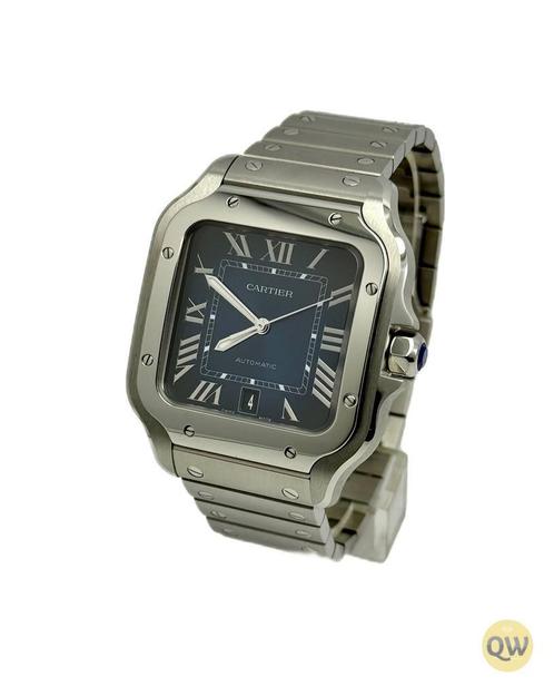 Cartier Santos de Cartier Large, Sieraden, Tassen en Uiterlijk, Horloges | Heren, Polshorloge, Zo goed als nieuw, Ophalen of Verzenden