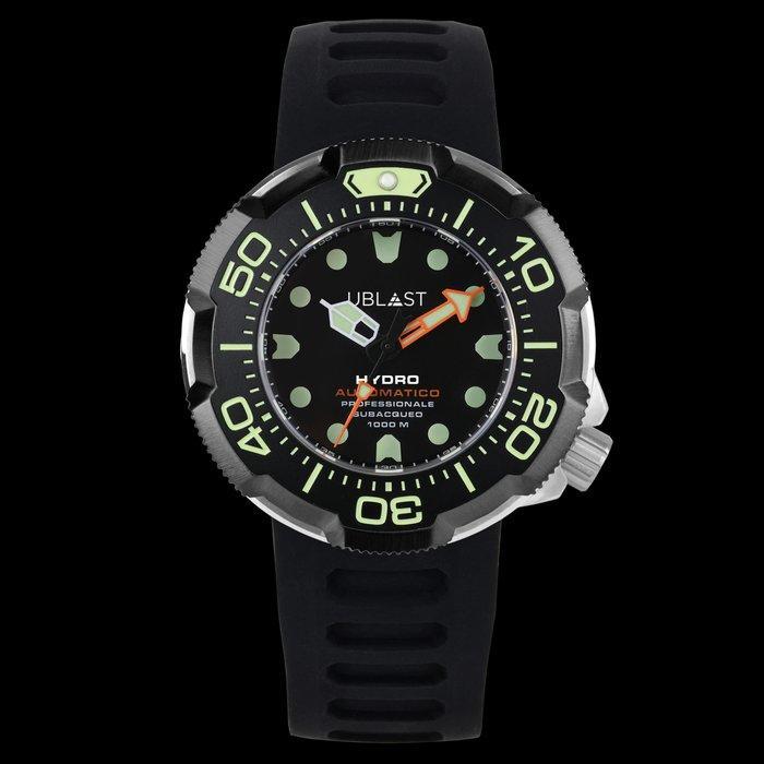 Ublast - Hydro - REF.UBHDR46BKGN - Automatic - Sub 100 ATM -, Sieraden, Tassen en Uiterlijk, Horloges | Heren