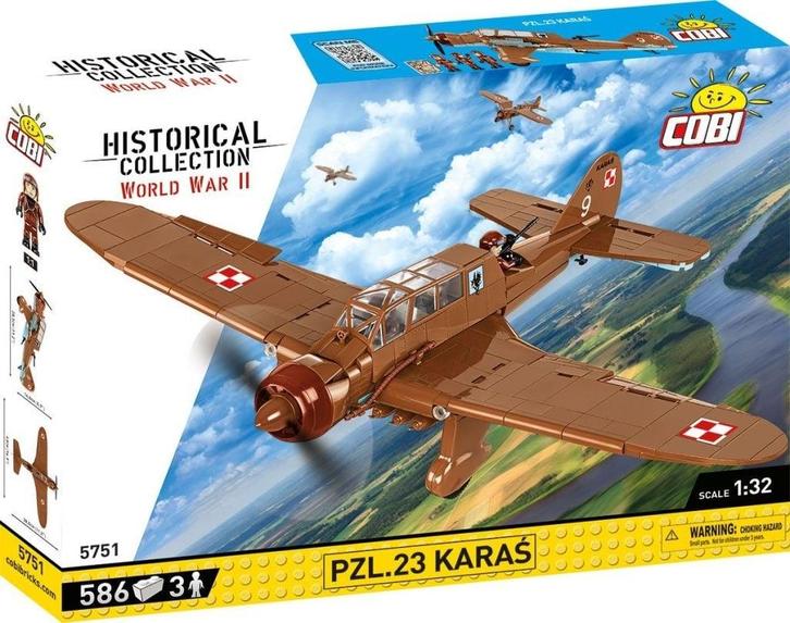 COBI  5751 - PZL 23 Karas (Leger bouwsets, Modelbouwsets), Kinderen en Baby's, Speelgoed | Bouwstenen, Nieuw, Verzenden