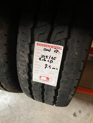 2x Continental 225/65R16C *ZOMER* 7,5MM gratis montage beschikbaar voor biedingen