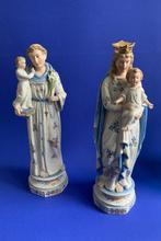 Beeldje - Madonna - Maria met Kind & Sint -Jozef met kind
