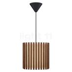 Umage Komorebi Hanglamp, lampenkap donker eikenhout/kabel zw, Huis en Inrichting, Verzenden, Nieuw