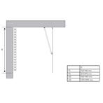 Aanbieding: Douchewand Sealskin Hooked Omkeerbaar 75x200 cm, Doe-het-zelf en Verbouw, Sanitair, Ophalen of Verzenden, Nieuw