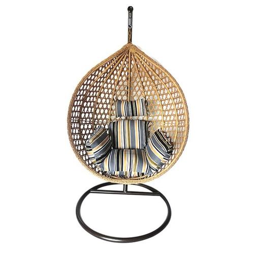 Eistoel Hangstoel incl. paal kussens, SanderZ, beige, 202, Huis en Inrichting, Stoelen