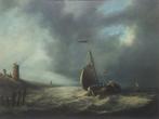 Peter Sterkenburg (1955-2000) - Vissersschip in zwaar weer