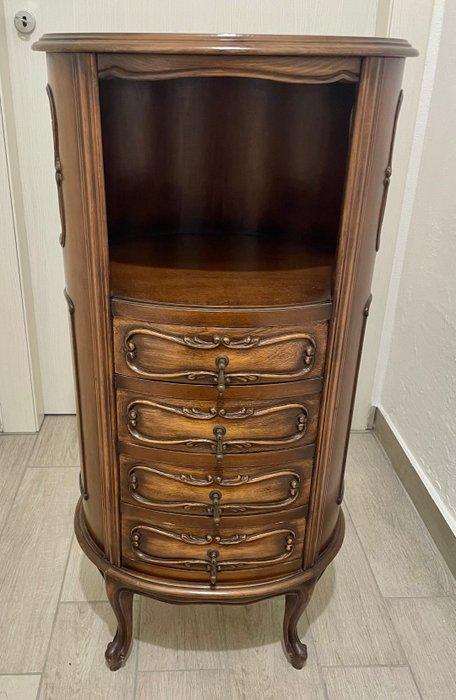 Kabinet - Antiek rond Frans stijl nachtkastje uit de 19e, Antiek en Kunst, Curiosa en Brocante