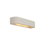 Scandinavische wandlamp beige langwerpig 2-lichts - Plaster, Nieuw, Scandinavisch
