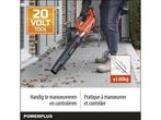 Powerplus Dual Power Draadloze Bladblazer POWDPG7521 -, Verzenden, Zo goed als nieuw