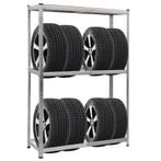 LIVSK Bandenrek - Robuuste Staalconstructie - Verstelbare Pl, Verzenden, Nieuw