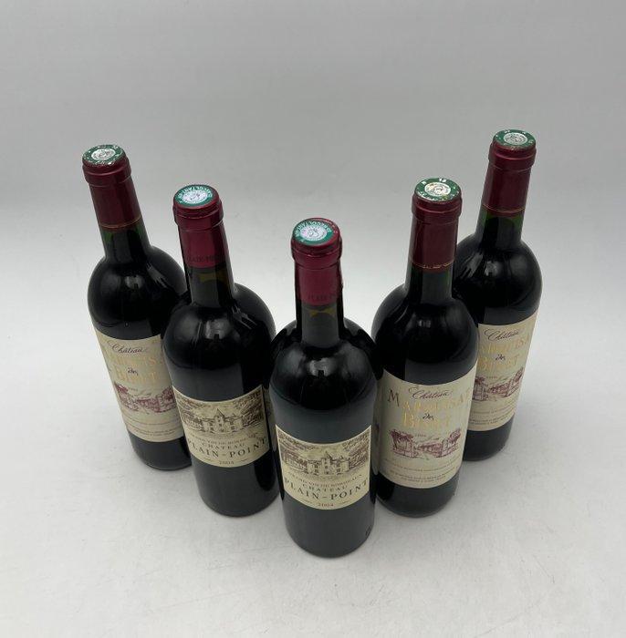 2006 x 3 Château Marquisat de Binet 2004 x 2 Château Plain, Verzamelen, Wijnen