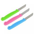 Benson Set van 5 schilmesjes - RVS - Kleurrijke handvatten, Ophalen of Verzenden, Nieuw