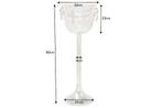 Decoratieve champagnekoeler CHAMPAGNE 80cm antiek zilveren, Huis en Inrichting, Ophalen of Verzenden, Nieuw