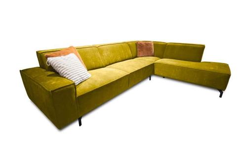 Hoekbank Heerlen - hoekbanken - Geel, Huis en Inrichting, Banken | Sofa's en Chaises Longues, Nieuw, Stof