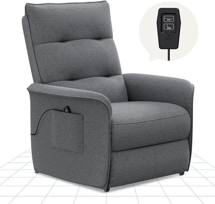 Fauteuil met armleuning - Relaxfauteuil - Relaxstoel - Elekt, Huis en Inrichting, Tafels | Kaptafels, Nieuw, Verzenden