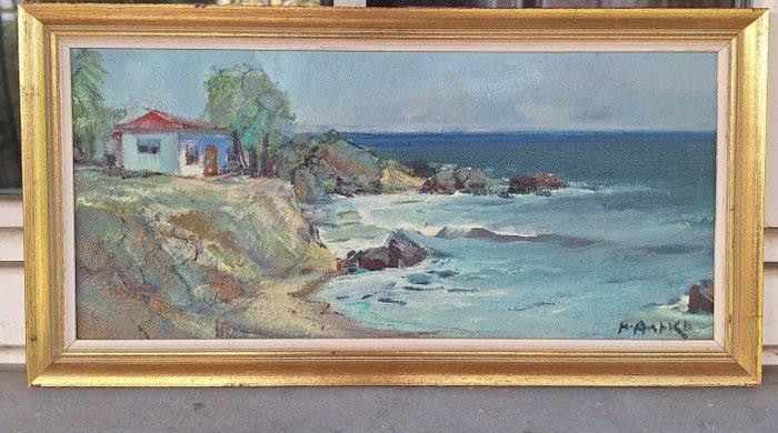 Napoleon Alekov (1912-2002) - Kustlandschap, Antiek en Kunst, Kunst | Schilderijen | Klassiek