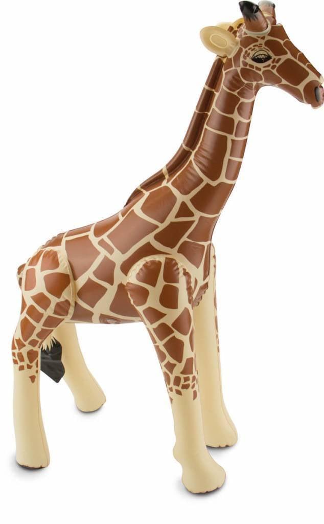 Opblaas Giraffe 74cm, Hobby en Vrije tijd, Feestartikelen, Nieuw, Verzenden