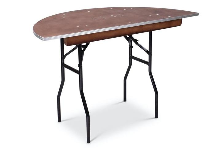 Inklapbare bankettafel Halfrond | 122 x 76cm, Huis en Inrichting, Tafels | Bijzettafels, Nieuw, Kunststof, Ophalen of Verzenden