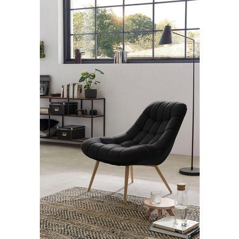 SalesFever Relaxfauteuil met xxl-stiksels, met zwarte, Huis en Inrichting, Fauteuils, Nieuw, Verzenden