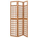 vidaXL Kamerscherm/trellis met 3 panelen 121x180,5 cm, Verzenden, Nieuw