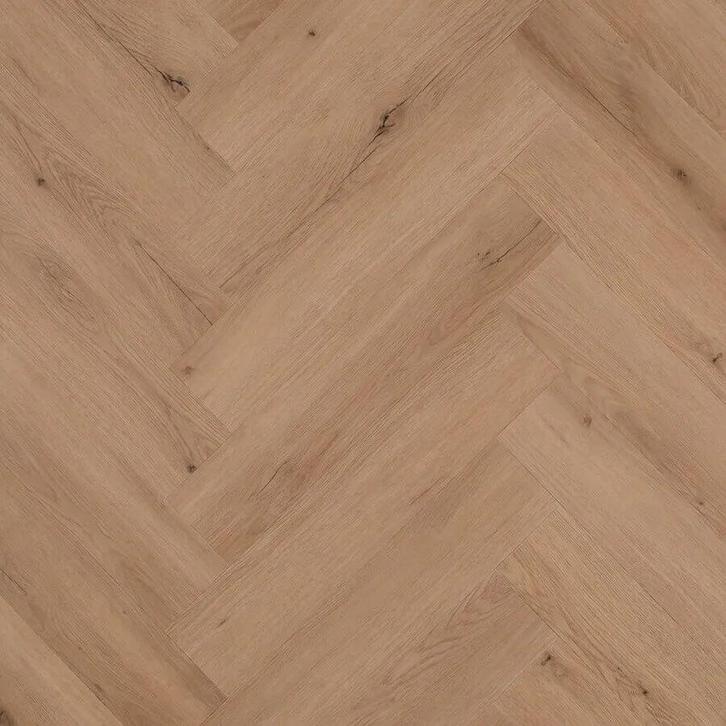 Mantaro Herringbone Dryback Pecan MAN HB DB-5619 PVC, Huis en Inrichting, Stoffering | Vloerbedekking, Overige typen, Overige kleuren